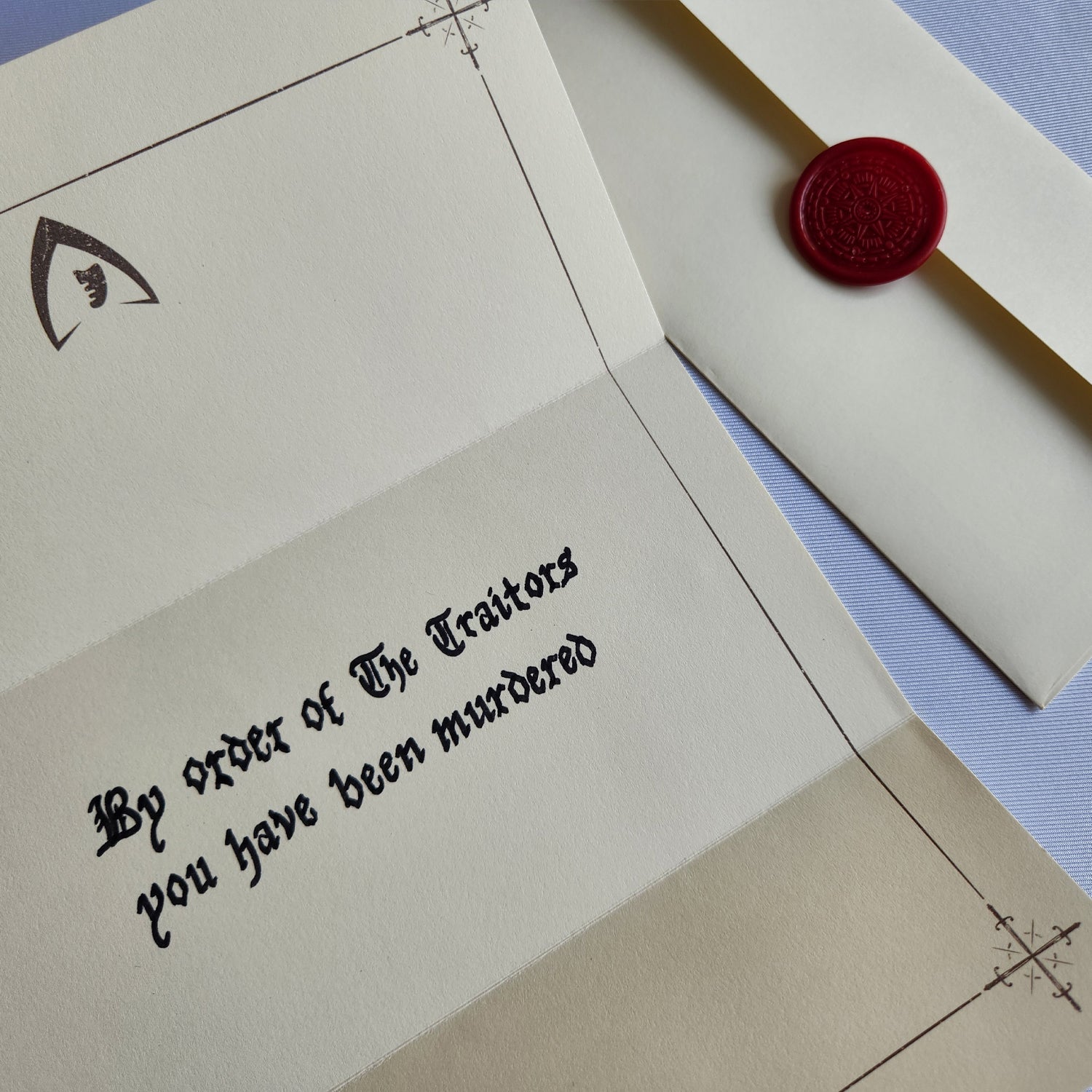 The Traitors Wax Seal Letter
