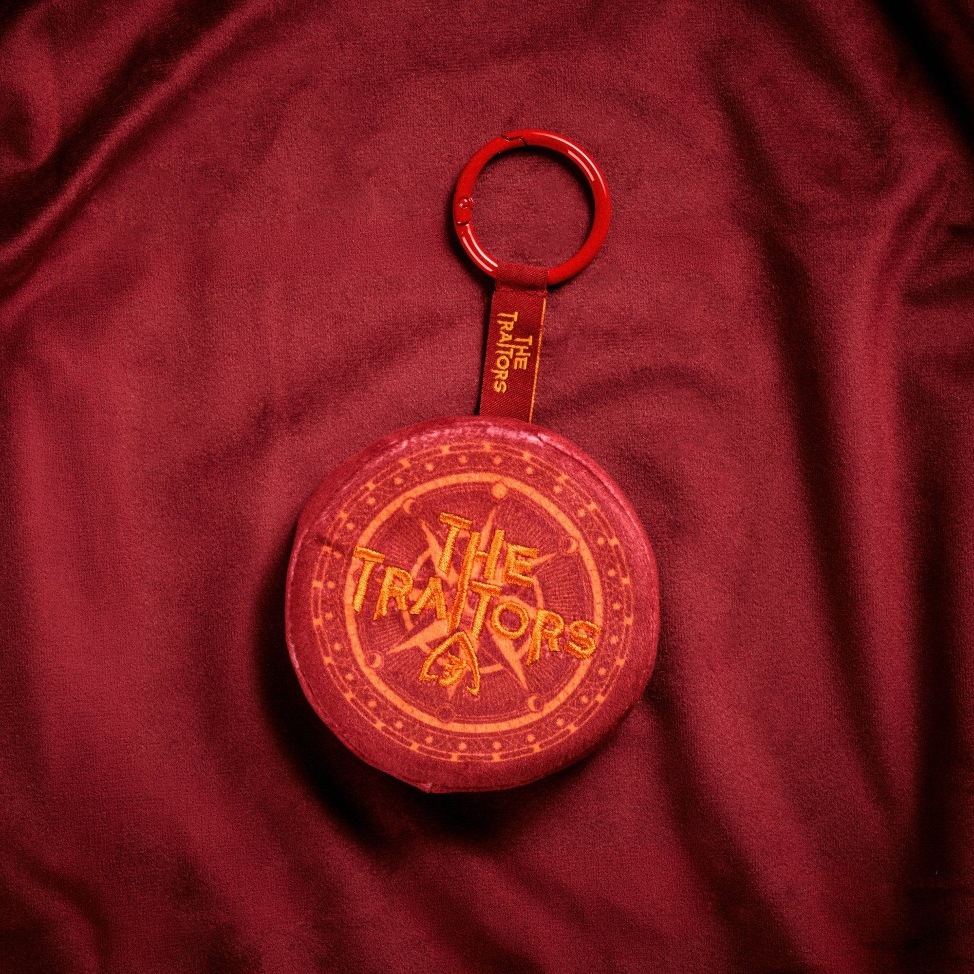 The Traitors Logo Plush Bag Clip - Traitors Store