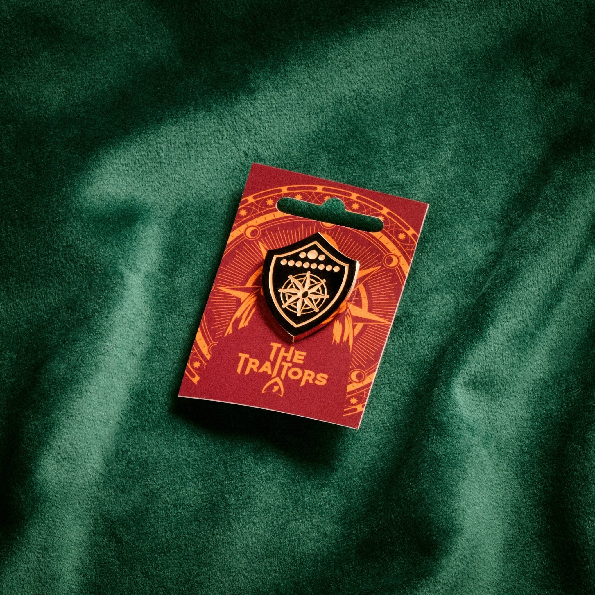 The Traitors Shield Pin Badge - Traitors Store