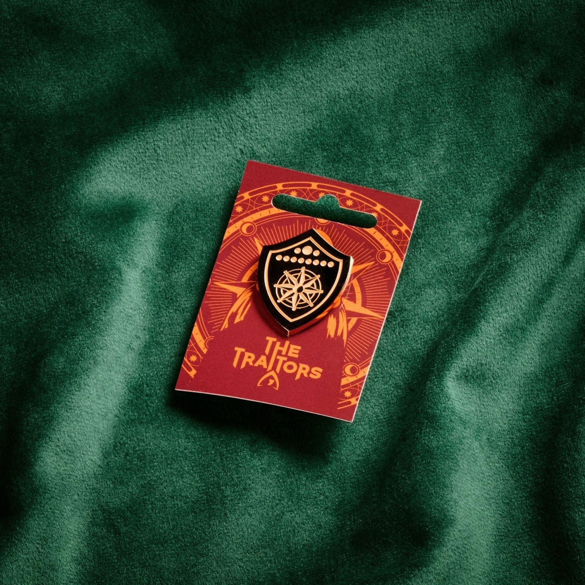 The Traitors Shield Pin Badge - Traitors Store