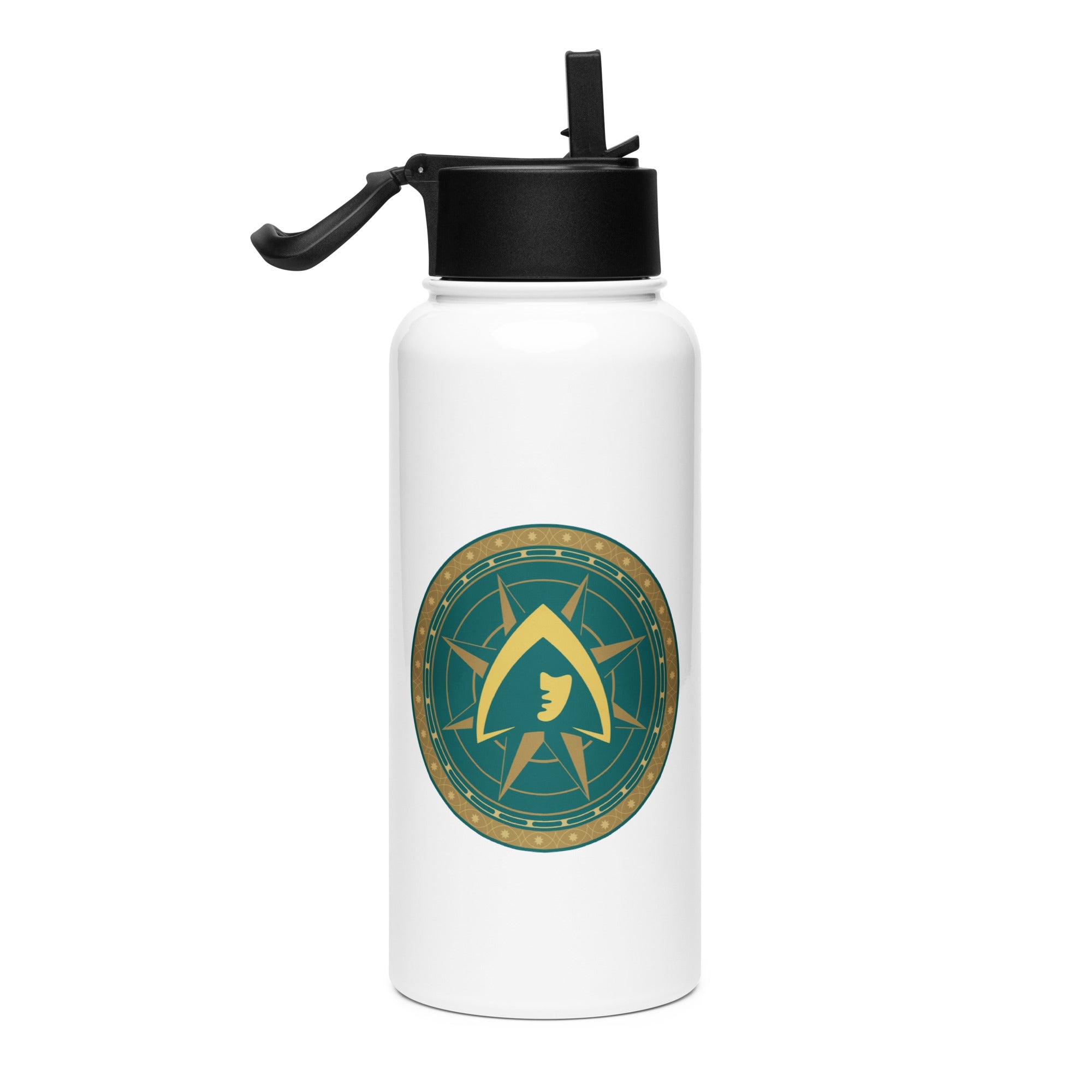 Zrádci Cloak Stainless steel water bottle with a straw lid - Traitors Store