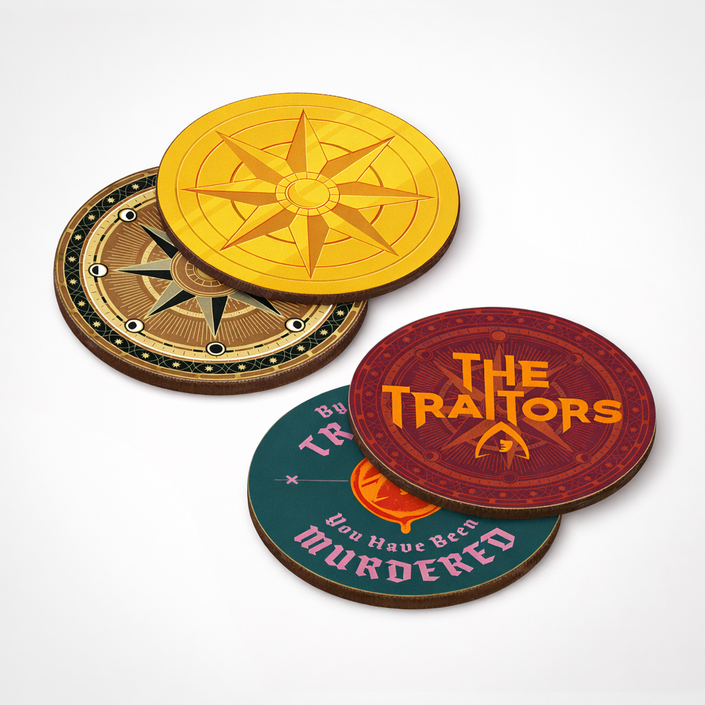 The Traitors Coaster Set