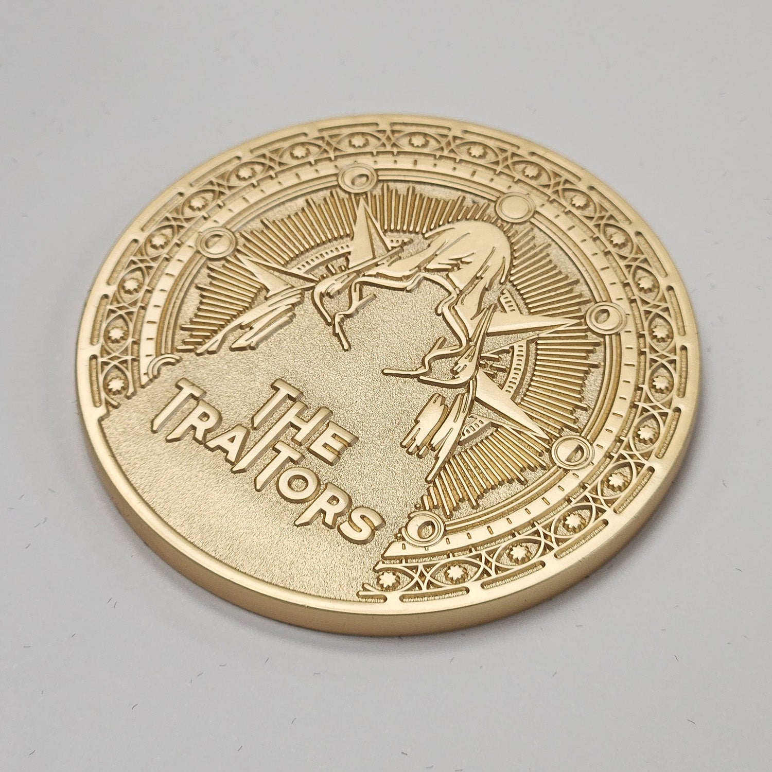 The Traitors Gold Piece Round Table Design