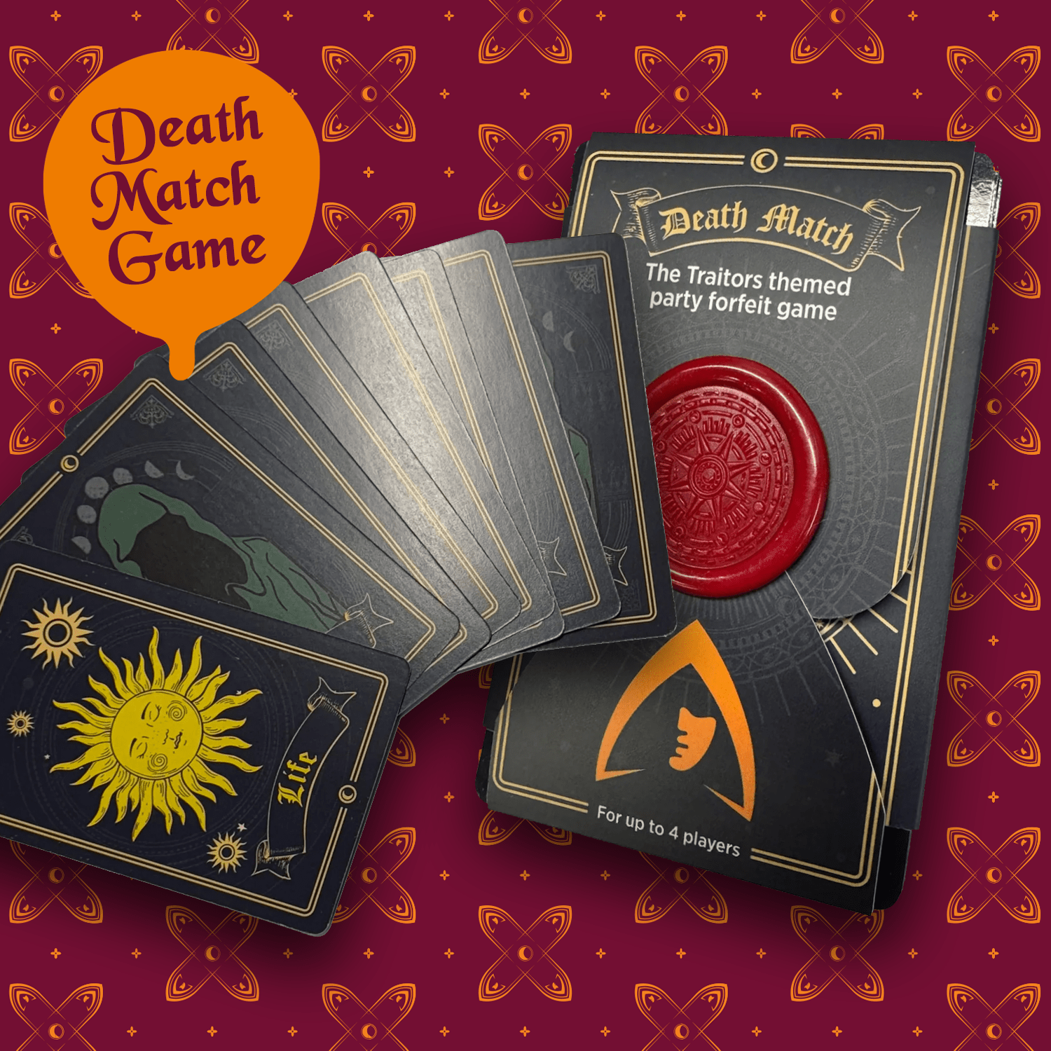 Death Match: The Traitors Themed Elimination Card Game - Traitors Store