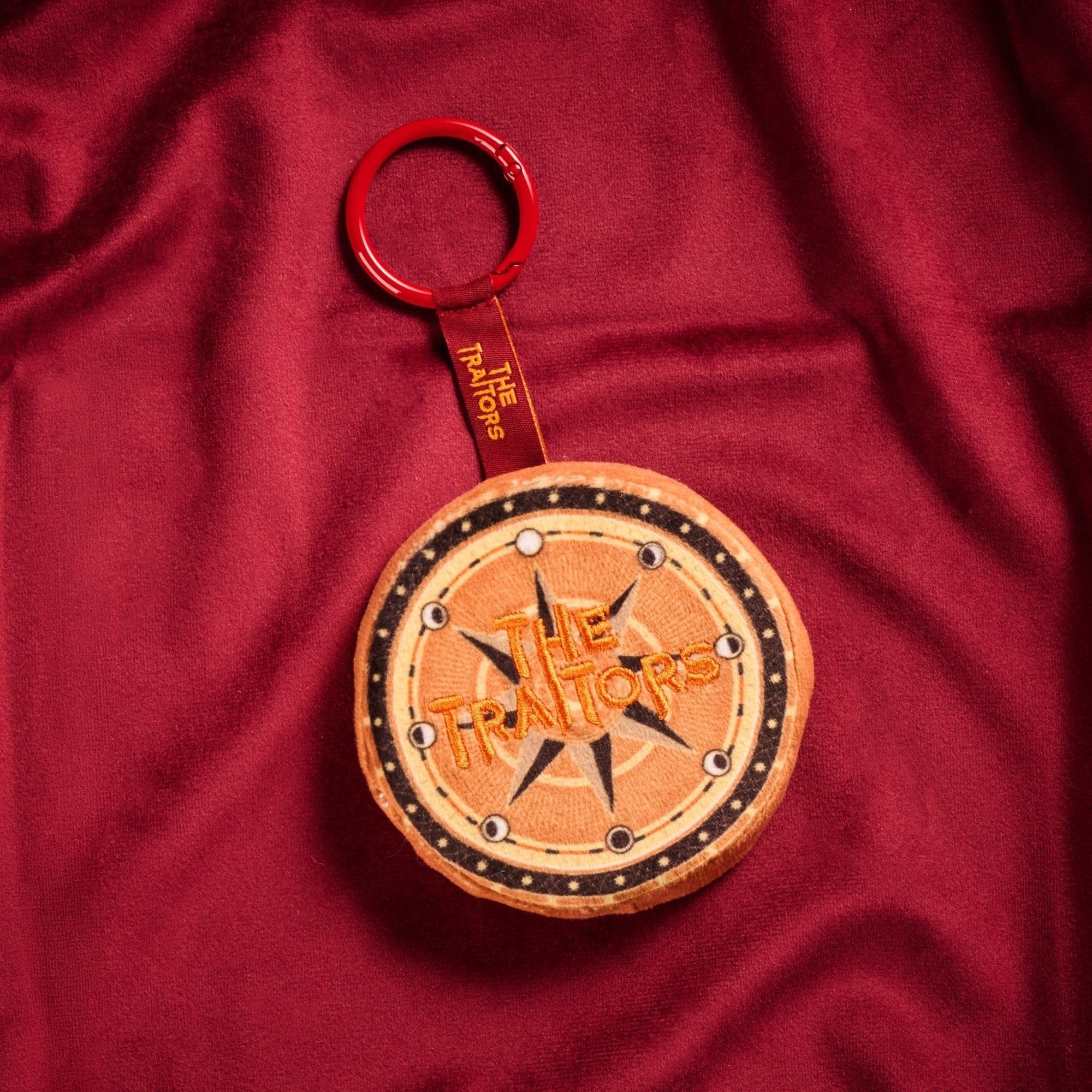 The Traitors Round Table Plush Bag Clip - Traitors Store